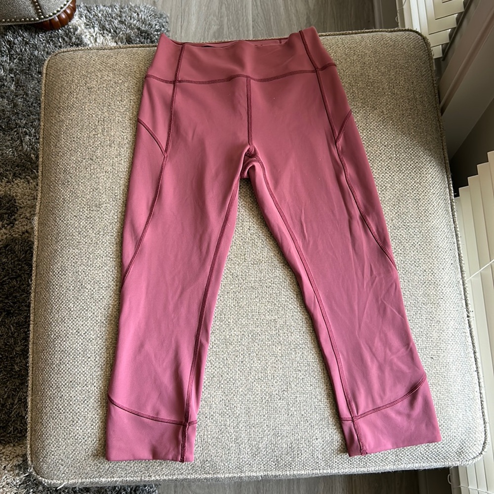 Lululemon Align Crop Leggings Rose